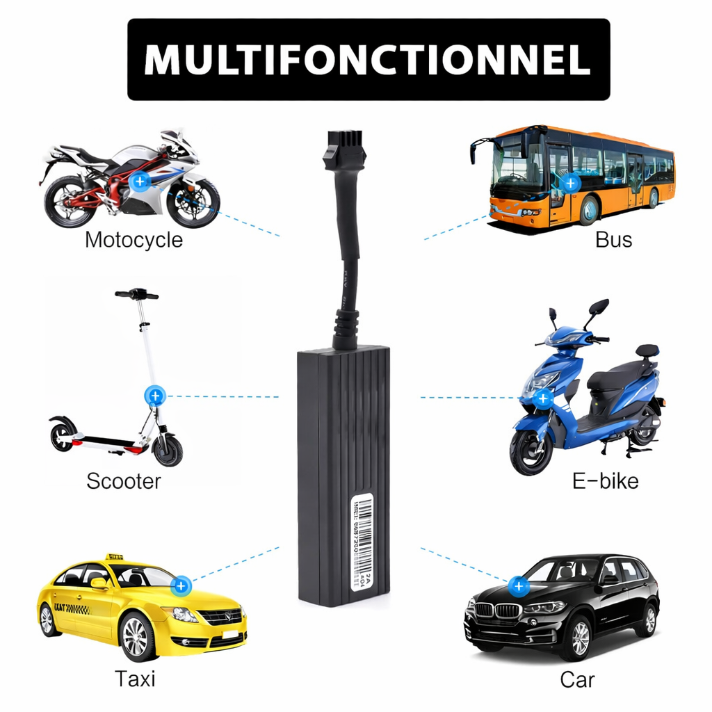 GPS complet pour voiture et moto - suivre en direct et Coupé Moteur à Distance