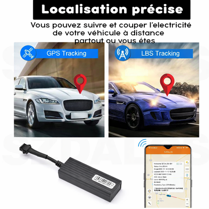 GPS complet pour voiture et moto - suivre en direct et Coupé Moteur à Distance